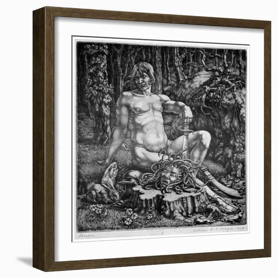 Perseus, 1929-William EC Morgan-Framed Giclee Print