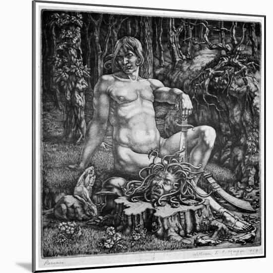 Perseus, 1929-William EC Morgan-Mounted Giclee Print