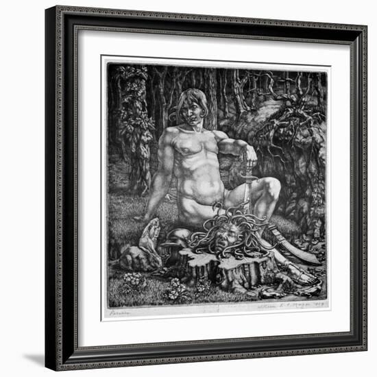 Perseus, 1929-William EC Morgan-Framed Giclee Print