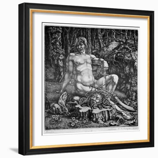 Perseus, 1929-William EC Morgan-Framed Giclee Print