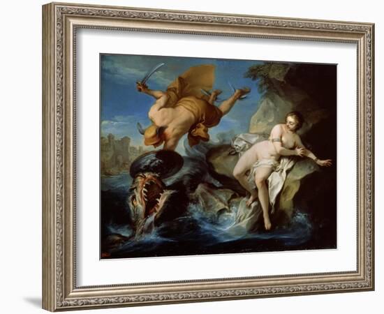 Perseus and Andromeda, 17th Century-Carle van Loo-Framed Giclee Print