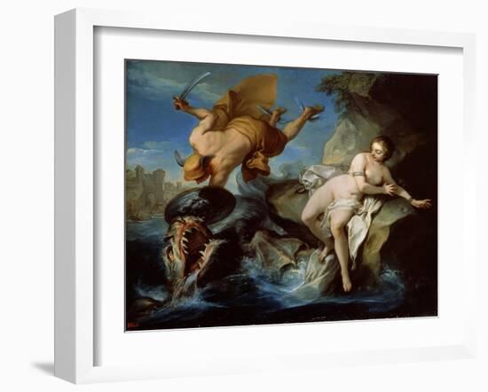 Perseus and Andromeda, 17th Century-Carle van Loo-Framed Giclee Print