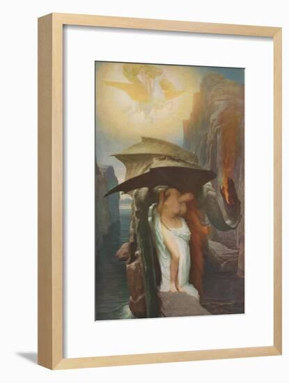 'Perseus and Andromeda', 1891, (1918)-Frederic Leighton-Framed Giclee Print