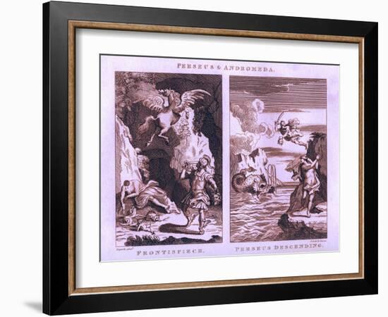 Perseus and Andromeda by William Hogarth-William Hogarth-Framed Giclee Print