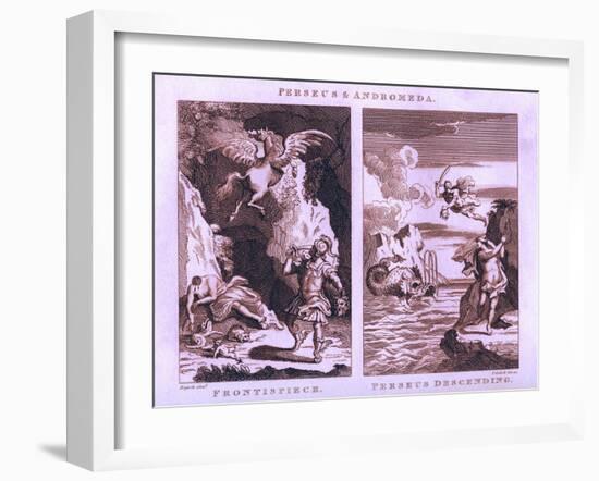 Perseus and Andromeda by William Hogarth-William Hogarth-Framed Giclee Print