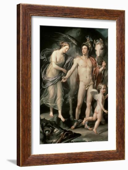 Perseus and Andromeda, c.1777-Anton Raphael Mengs-Framed Giclee Print
