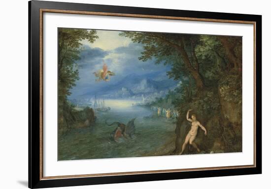 Perseus and Andromeda-Pieter Bruegel the Elder-Framed Premium Giclee Print