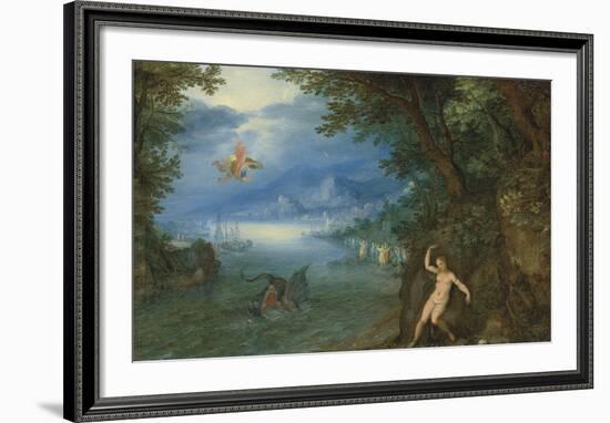 Perseus and Andromeda-Pieter Bruegel the Elder-Framed Premium Giclee Print