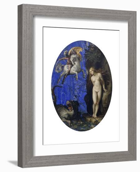 Perseus and Andromeda-Guiseppe Cesari-Framed Giclee Print