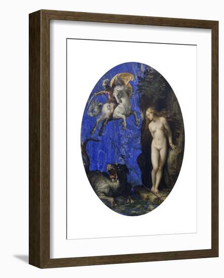 Perseus and Andromeda-Guiseppe Cesari-Framed Giclee Print