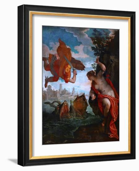 Perseus and Andromeda-Paolo Veronese-Framed Giclee Print