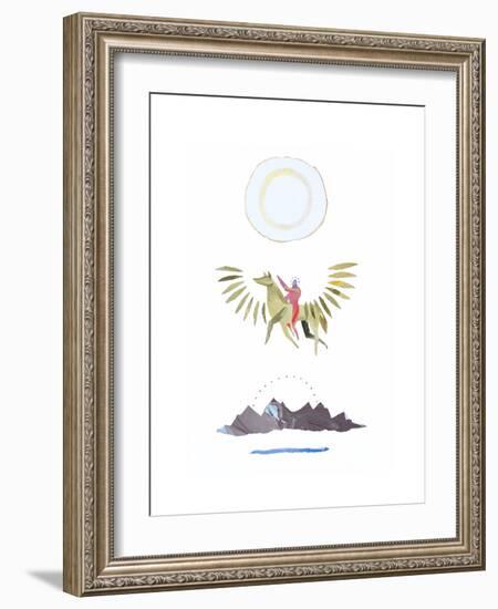 Perseus and Pegasus-Trystan Bates-Framed Premium Giclee Print