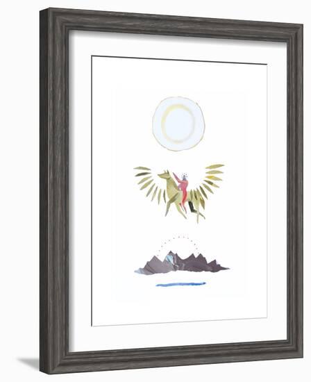 Perseus and Pegasus-Trystan Bates-Framed Premium Giclee Print