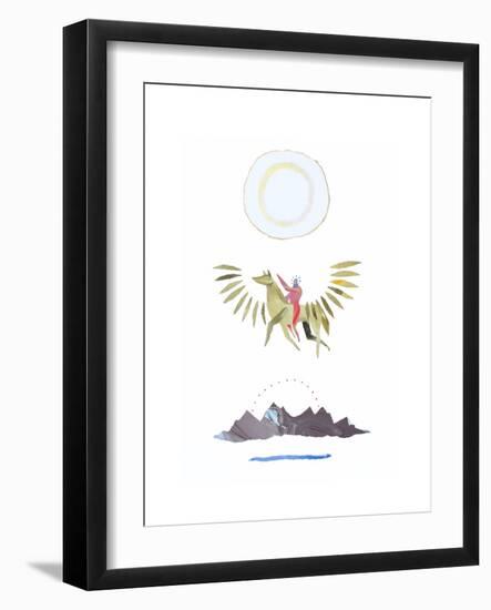 Perseus and Pegasus-Trystan Bates-Framed Premium Giclee Print