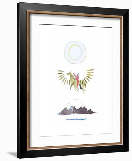 Perseus and Pegasus-Trystan Bates-Framed Premium Giclee Print