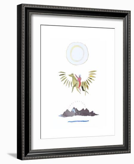 Perseus and Pegasus-Trystan Bates-Framed Premium Giclee Print