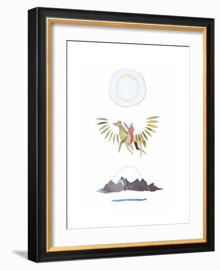 Perseus and Pegasus-Trystan Bates-Framed Premium Giclee Print