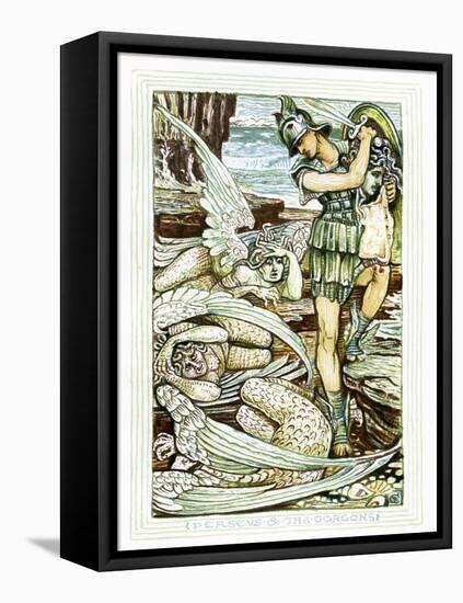 Perseus and the Gorgons-Walter Crane-Framed Premier Image Canvas
