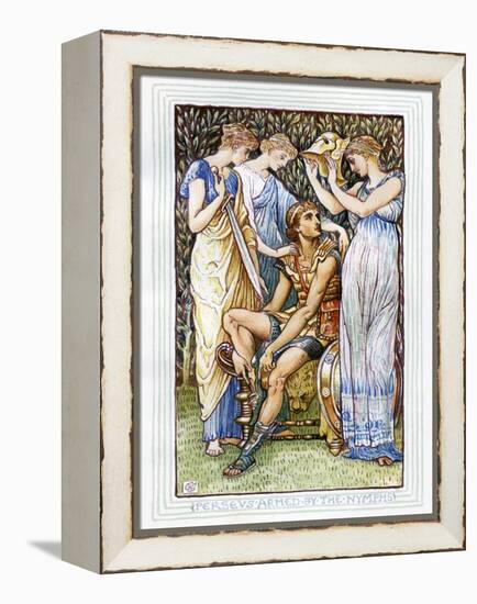 Perseus and the Nymphs-Walter Crane-Framed Premier Image Canvas