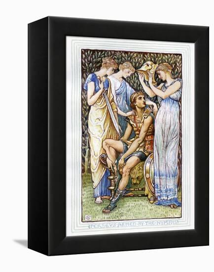 Perseus and the Nymphs-Walter Crane-Framed Premier Image Canvas