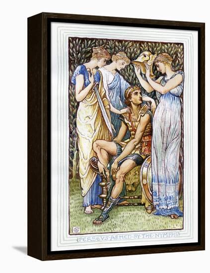 Perseus and the Nymphs-Walter Crane-Framed Premier Image Canvas
