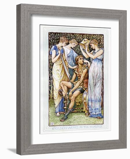 Perseus and the Nymphs-Walter Crane-Framed Giclee Print