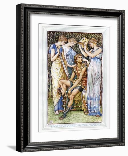 Perseus and the Nymphs-Walter Crane-Framed Giclee Print