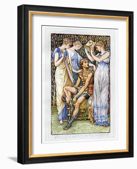 Perseus and the Nymphs-Walter Crane-Framed Giclee Print