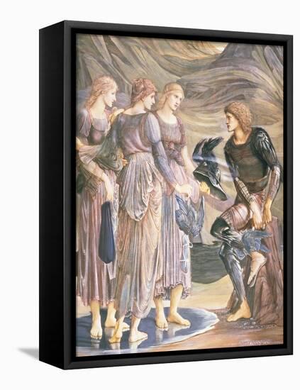 Perseus and the Sea Nymphs, C.1876-Edward Burne-Jones-Framed Premier Image Canvas