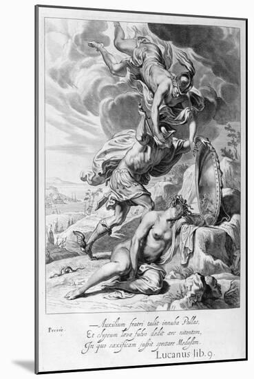 Perseus Cuts Off Medusa's Head, 1655-Michel de Marolles-Mounted Giclee Print