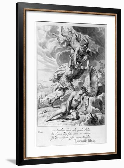 Perseus Cuts Off Medusa's Head, 1655-Michel de Marolles-Framed Giclee Print