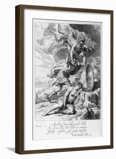 Perseus Cuts Off Medusa's Head, 1655-Michel de Marolles-Framed Giclee Print