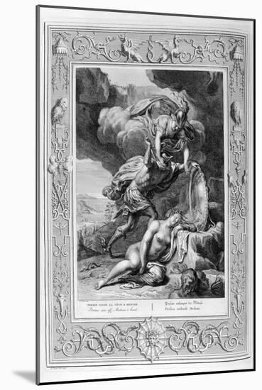 Perseus Cuts Off Medusa's Head, 1733-Bernard Picart-Mounted Giclee Print