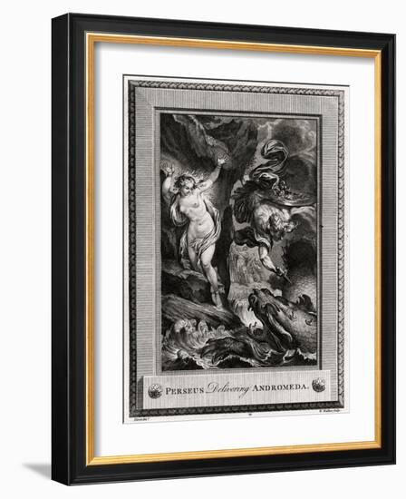 Perseus Delivering Andromeda, 1775-W Walker-Framed Giclee Print