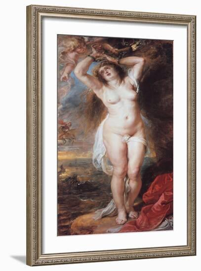 Perseus Freeing Andromeda, 1638-Peter Paul Rubens-Framed Giclee Print