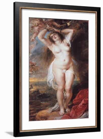 Perseus Freeing Andromeda, 1638-Peter Paul Rubens-Framed Giclee Print