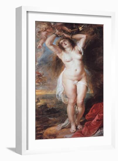 Perseus Freeing Andromeda, 1638-Peter Paul Rubens-Framed Giclee Print