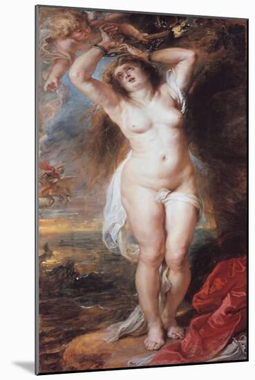Perseus Freeing Andromeda, 1638-Peter Paul Rubens-Mounted Giclee Print