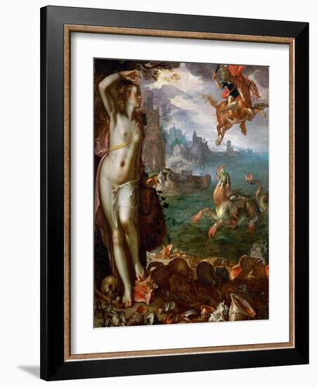 Perseus Freeing Andromeda-Joachim Wtewael-Framed Giclee Print