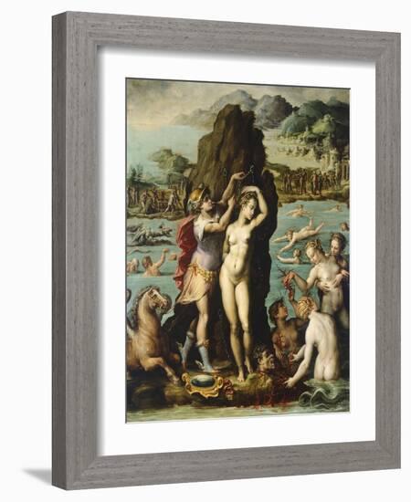 Perseus Freeing Andromeda-Giorgio Vasari-Framed Giclee Print