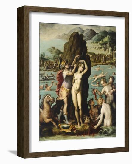 Perseus Freeing Andromeda-Giorgio Vasari-Framed Premium Giclee Print