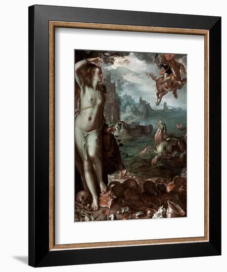 Perseus Rescuing Andromeda, 1611-Joachim Wtewael-Framed Giclee Print