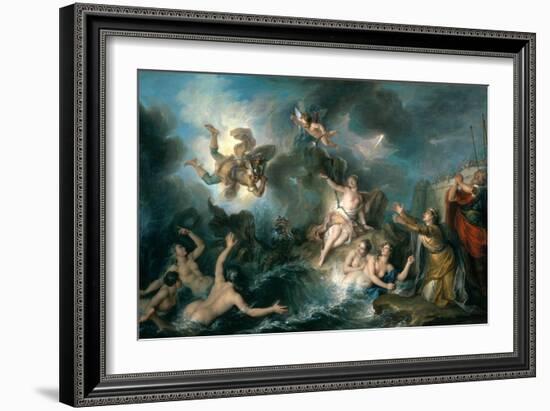 Perseus Rescuing Andromeda-Charles Antoine Coypel-Framed Giclee Print