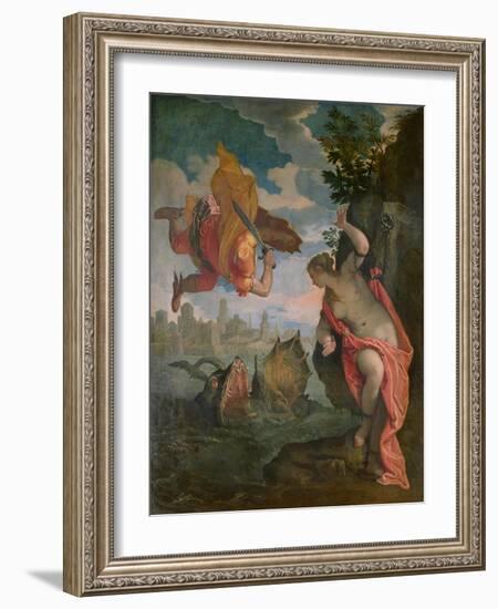 Perseus Rescuing Andromeda-Paolo Veronese-Framed Giclee Print