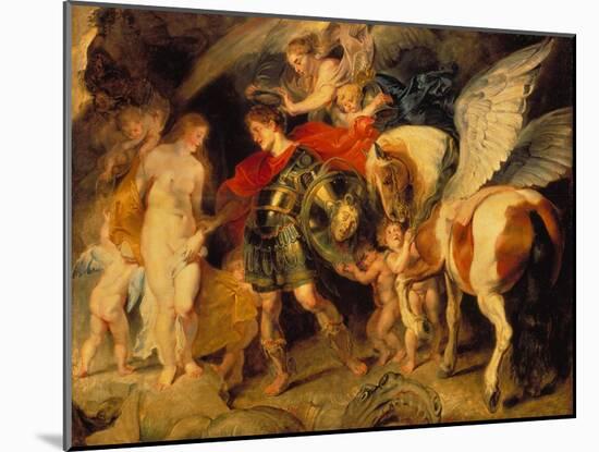 Perseus Und Andromeda, 1620/1621-Peter Paul Rubens-Mounted Giclee Print