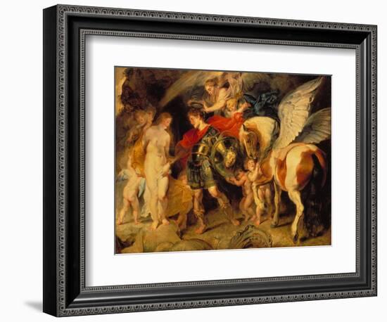 Perseus Und Andromeda, 1620/1621-Peter Paul Rubens-Framed Giclee Print