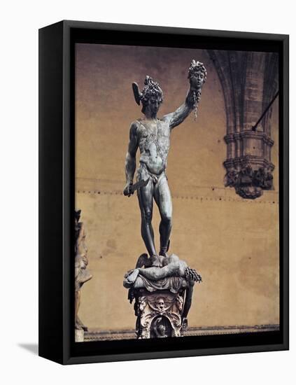 Perseus with the Head of Medusa, 1545-53-Benvenuto Cellini-Framed Premier Image Canvas