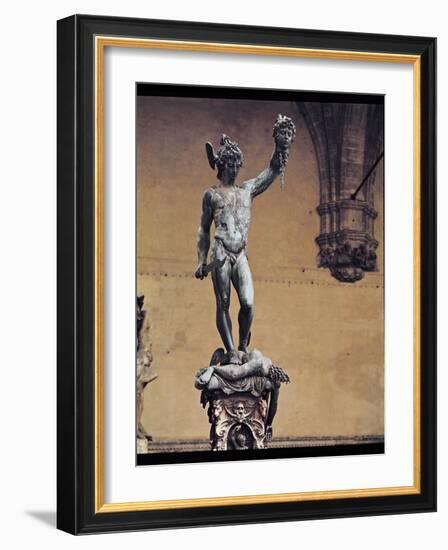 Perseus with the Head of Medusa, 1545-53-Benvenuto Cellini-Framed Giclee Print