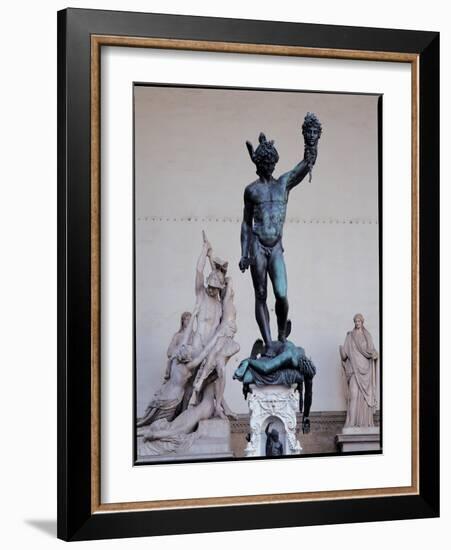 Perseus with the Head of Medusa, 1545-54-Benvenuto Cellini-Framed Giclee Print