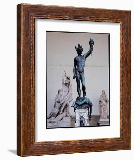 Perseus with the Head of Medusa, 1545-54-Benvenuto Cellini-Framed Giclee Print